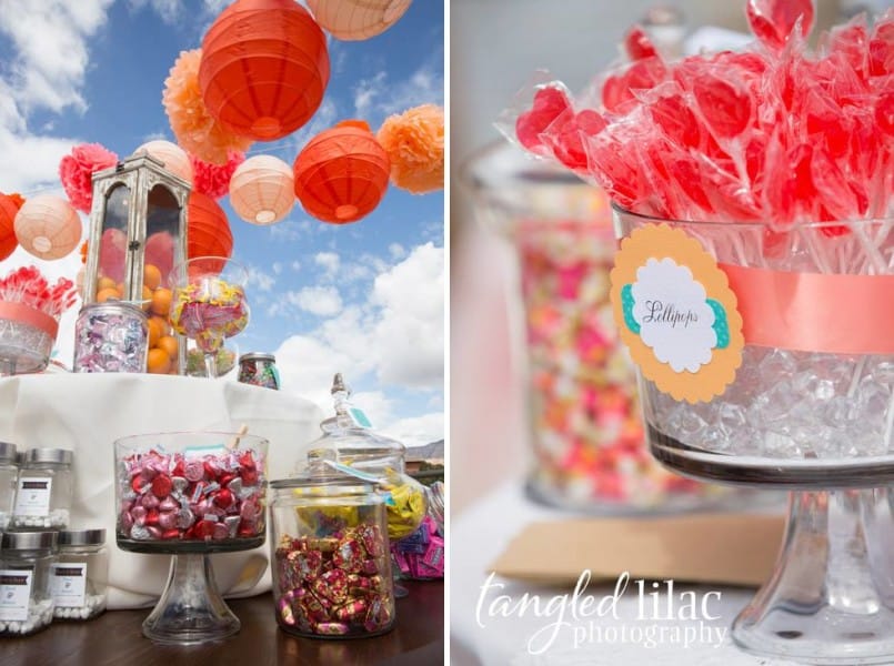 Sedona Wedding Details and Candy Bar